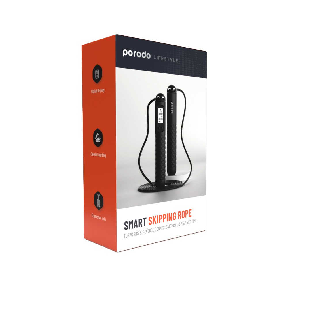 Porodo Lifestyle Smart Skipping Rope 2 Porodo Lifestyle Smart Skipping Rope - Image 2