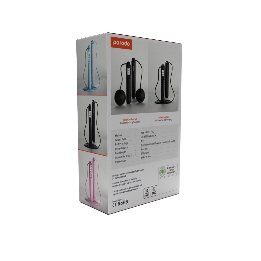 Porodo Lifestyle Smart Skipping Rope 3 Porodo Lifestyle Smart Skipping Rope - Image 3