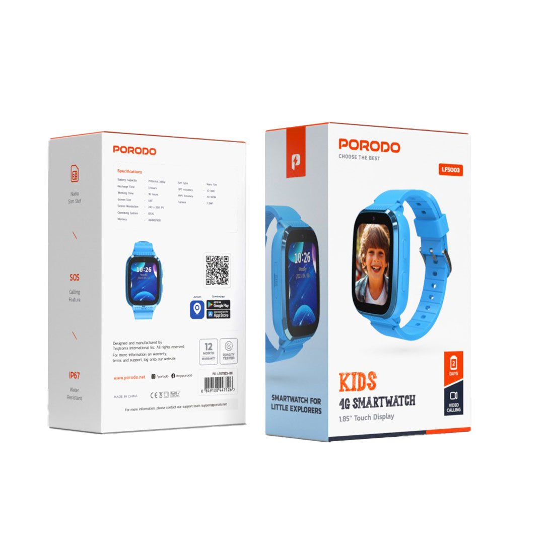 Porodo Kids 4G Smart Watch 5 Porodo Kids 4G Smart Watch - Image 5