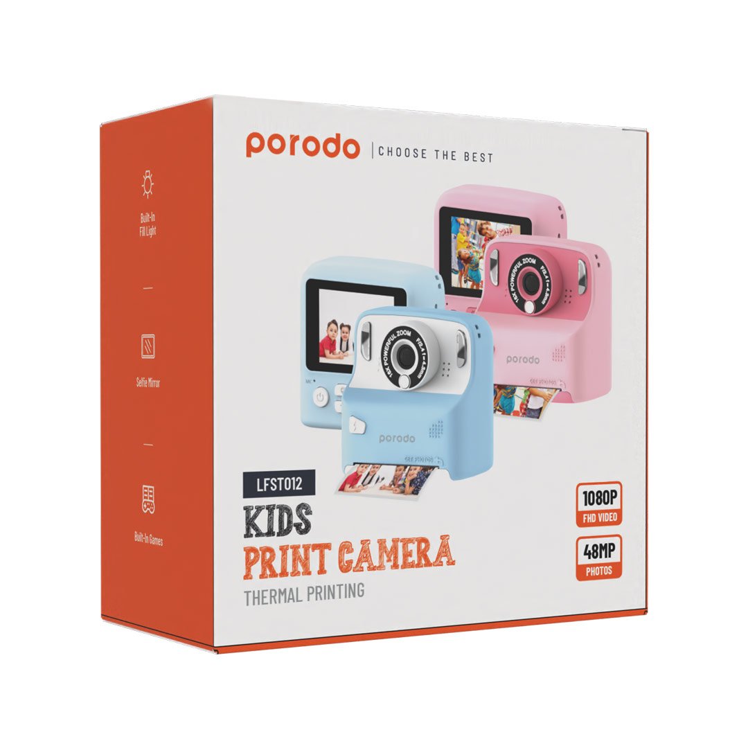 Porodo Lifestyle Kids Print Camera Thermal Printing 5 Porodo Lifestyle Kids Print Camera Thermal Printing - Image 5