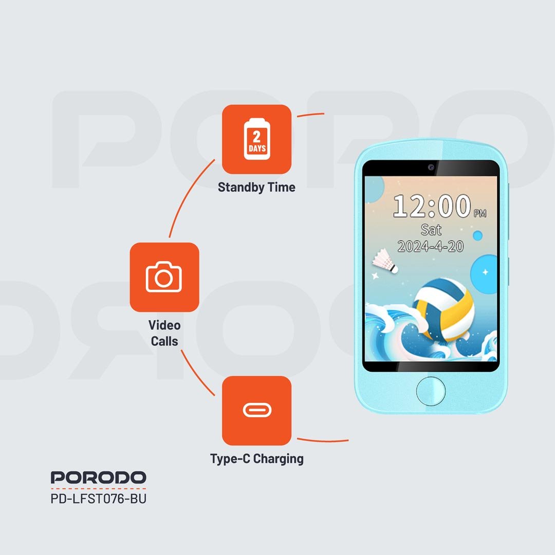 Porodo Kids 4G Smartphone 6 Porodo Kids 4G Smartphone - Image 6