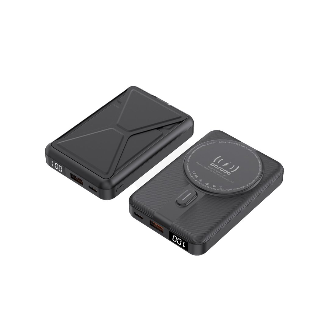Porodo 10000mAh Digital MagSafe Power & Stand 3 Porodo 10000mAh Digital MagSafe Power & Stand - Image 3