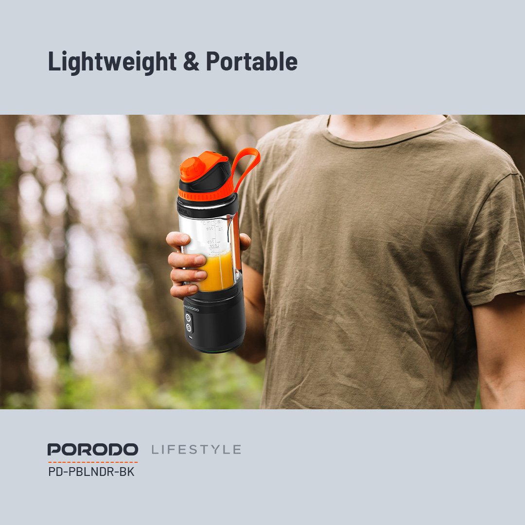 Porodo Lifestyle Dual Spin Clockwise & Reverse Portable Blender 5 Porodo Lifestyle Dual Spin Clockwise & Reverse Portable Blender - Image 5