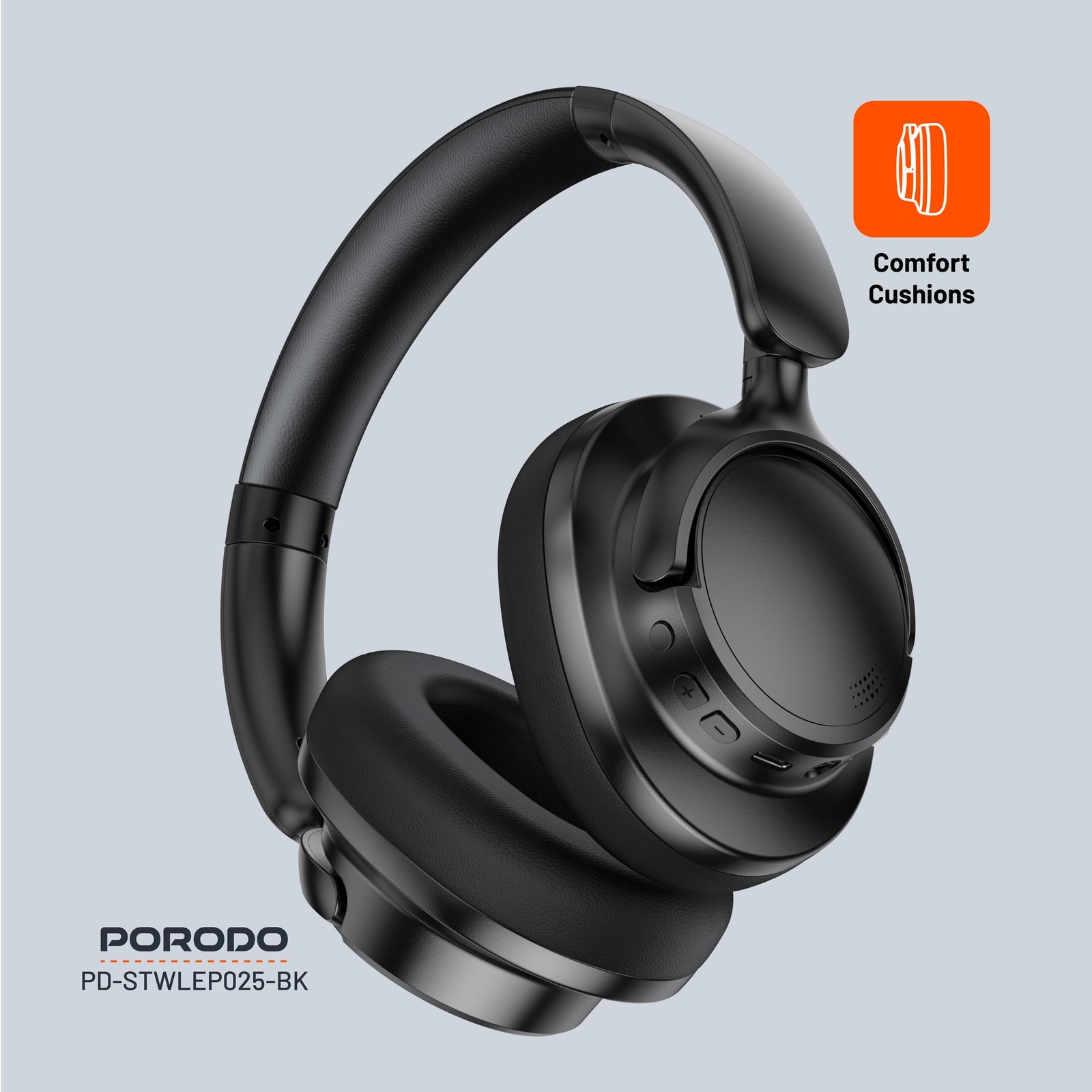 Porodo Soundtec Zen Active Noise-Cancellation Headphone 6 Porodo Soundtec Zen Active Noise-Cancellation Headphone - Image 6