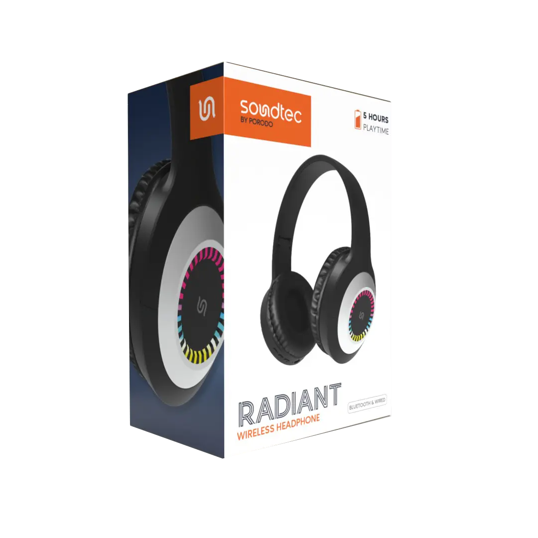 Porodo Soundtec RADIANT Wireless Headphone 2 Porodo Soundtec RADIANT Wireless Headphone - Image 2