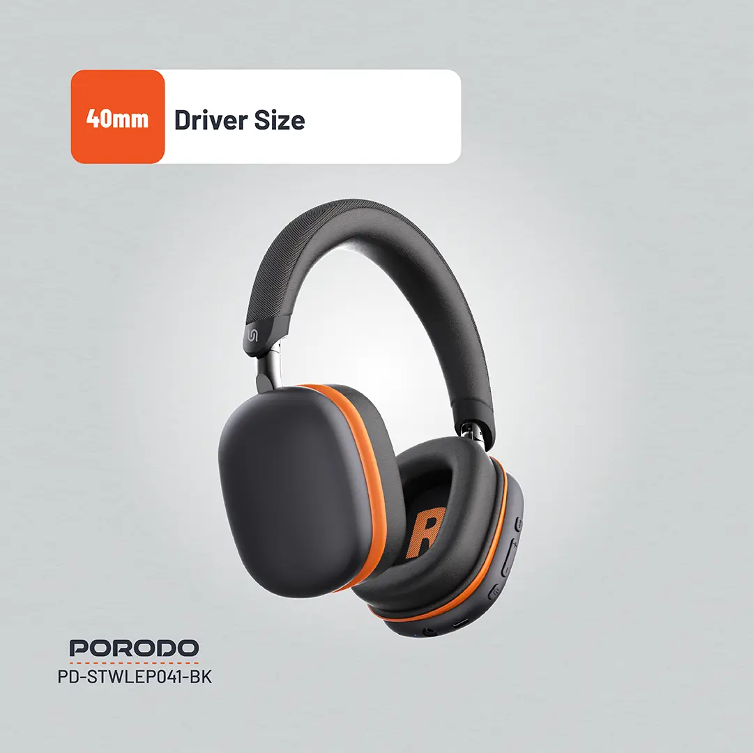 Porodo Soundtec Vibe Wireless Headphone 4 Porodo Soundtec Vibe Wireless Headphone - Image 4