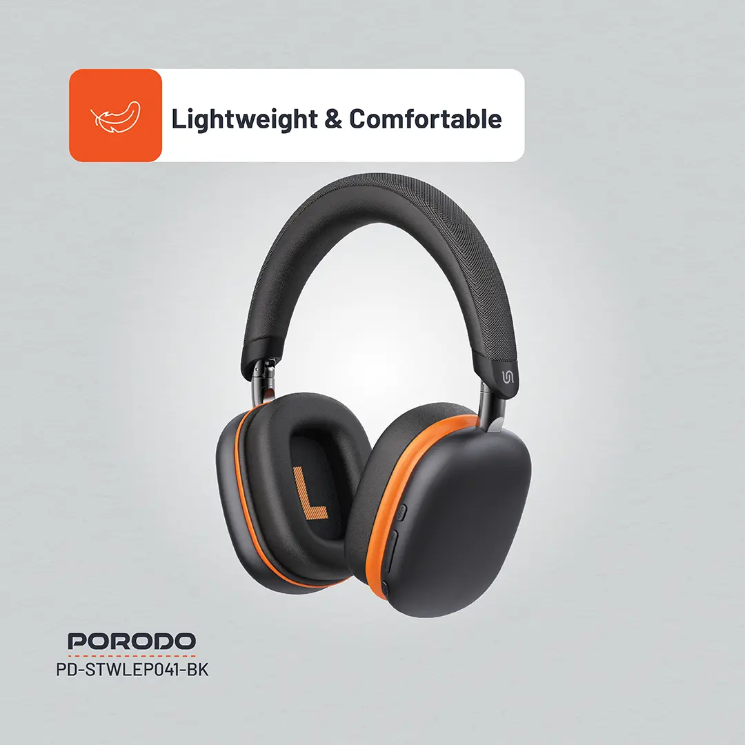 Porodo Soundtec Vibe Wireless Headphone 6 Porodo Soundtec Vibe Wireless Headphone - Image 6
