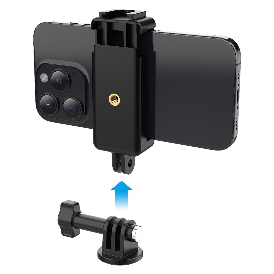 Porodo 2 in 1 Mobile and Camera Mount with Suction Base 2 Porodo 2 in 1 Mobile and Camera Mount with Suction Base - Image 2