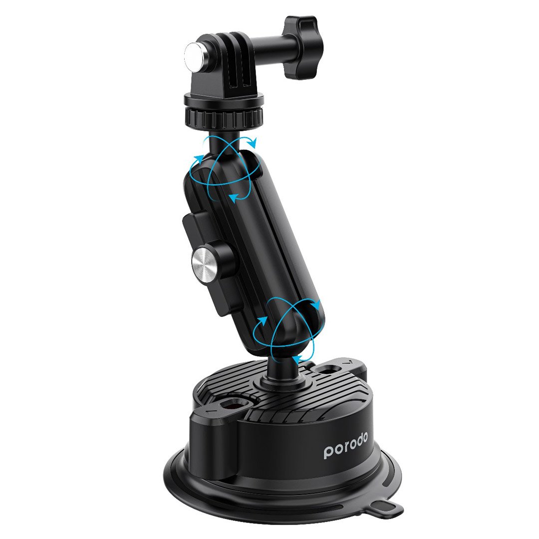 Porodo 2 in 1 Mobile and Camera Mount with Suction Base 3 Porodo 2 in 1 Mobile and Camera Mount with Suction Base - Image 3
