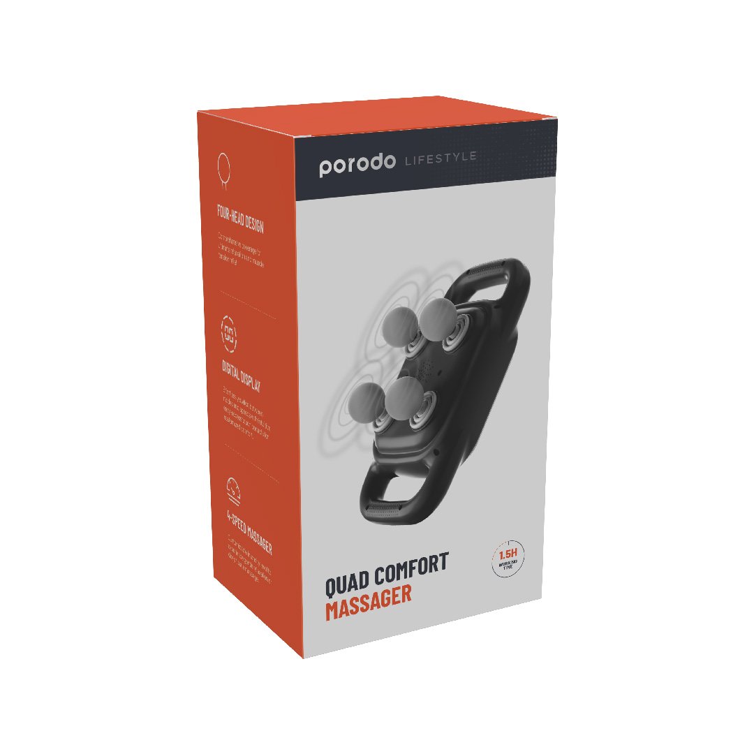 Porodo Lifestyle Quad Comfort Massager 5 Porodo Lifestyle Quad Comfort Massager - Image 5