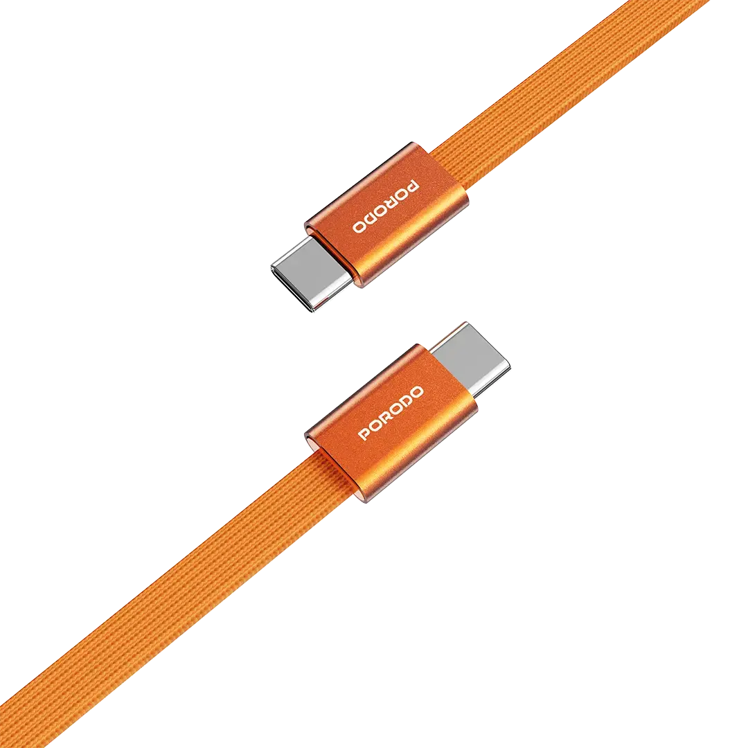 Porodo High-Speed USB-C Braided Cable Charging & Data Transfer 2 Porodo High-Speed USB-C Braided Cable Charging & Data Transfer - Image 2