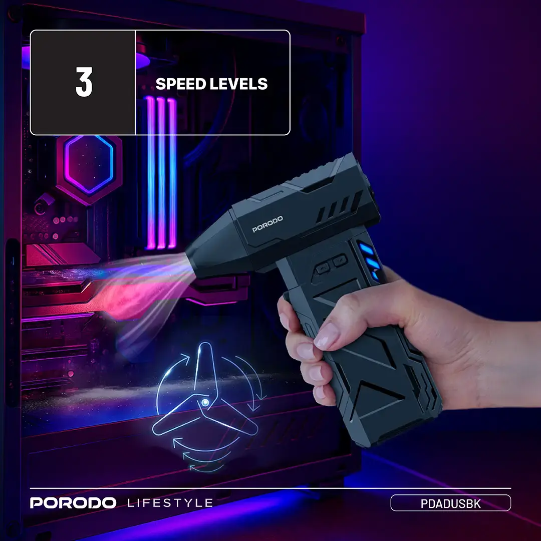 Porodo Lifestyle Turboblast Portable Air Blower 6 Porodo Lifestyle Turboblast Portable Air Blower - Image 6