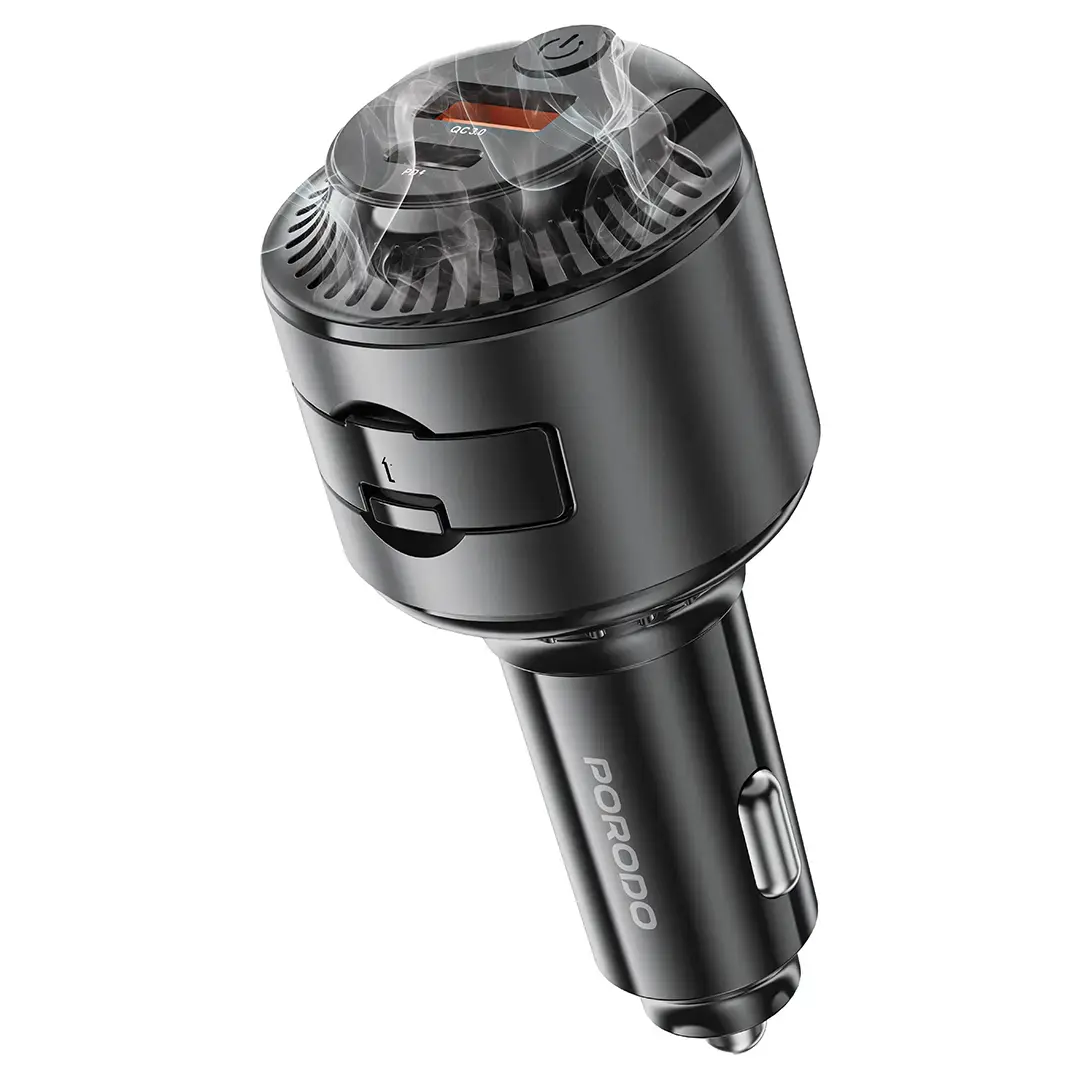 Porodo MistCharge 2-in-1 Car Charger with Air Diffuser 2 Porodo MistCharge 2-in-1 Car Charger with Air Diffuser - Image 2