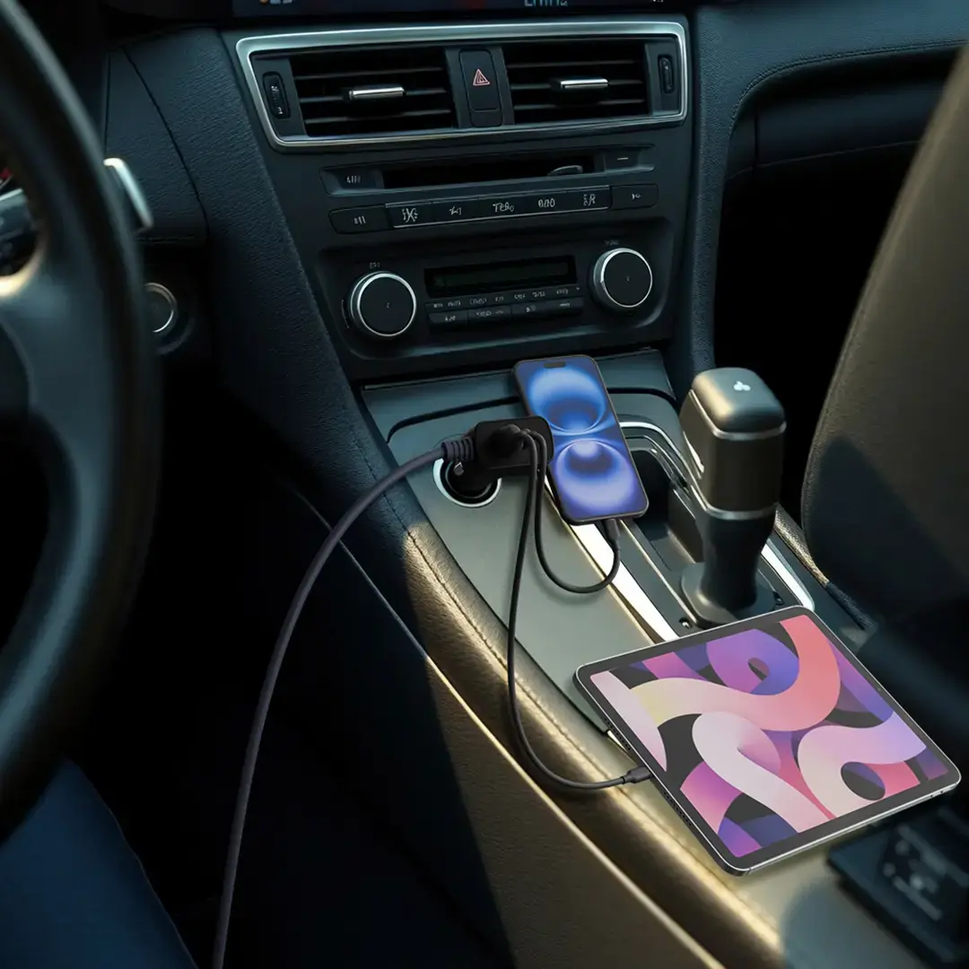 Porodo Starlink Mini DC Plug Car Charger 4 Porodo Starlink Mini DC Plug Car Charger - Image 4