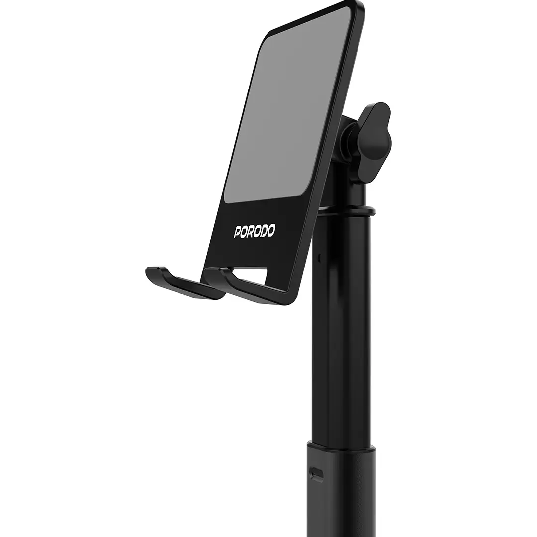Porodo Multi-Angle Dock Phone & Tablet Stand with Adjustable Telescopic Rod 3 Porodo Multi-Angle Dock Phone & Tablet Stand with Adjustable Telescopic Rod - Image 3