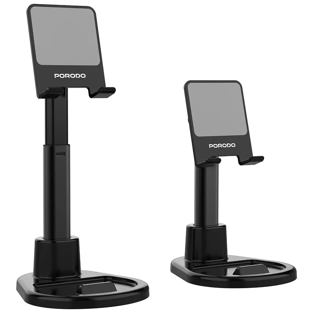 Porodo Multi-Angle Dock Phone & Tablet Stand with Adjustable Telescopic Rod 5 Porodo Multi-Angle Dock Phone & Tablet Stand with Adjustable Telescopic Rod - Image 5