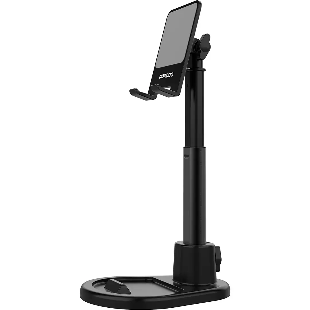 Porodo Multi-Angle Dock Phone & Tablet Stand with Adjustable Telescopic Rod 6 Porodo Multi-Angle Dock Phone & Tablet Stand with Adjustable Telescopic Rod - Image 6