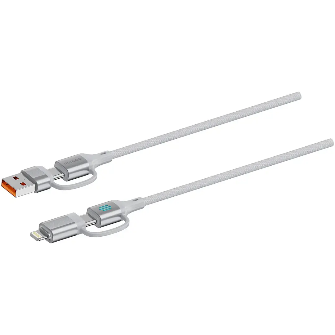 Porodo 4-In-1 High-Speed Charging Cable PD 240W 3 Porodo 4-In-1 High-Speed Charging Cable PD 240W - Image 3