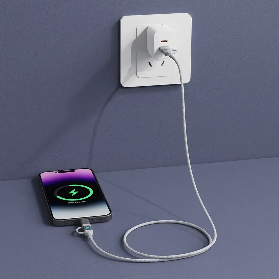 Porodo 4-In-1 High-Speed Charging Cable PD 240W 6 Porodo 4-In-1 High-Speed Charging Cable PD 240W - Image 6