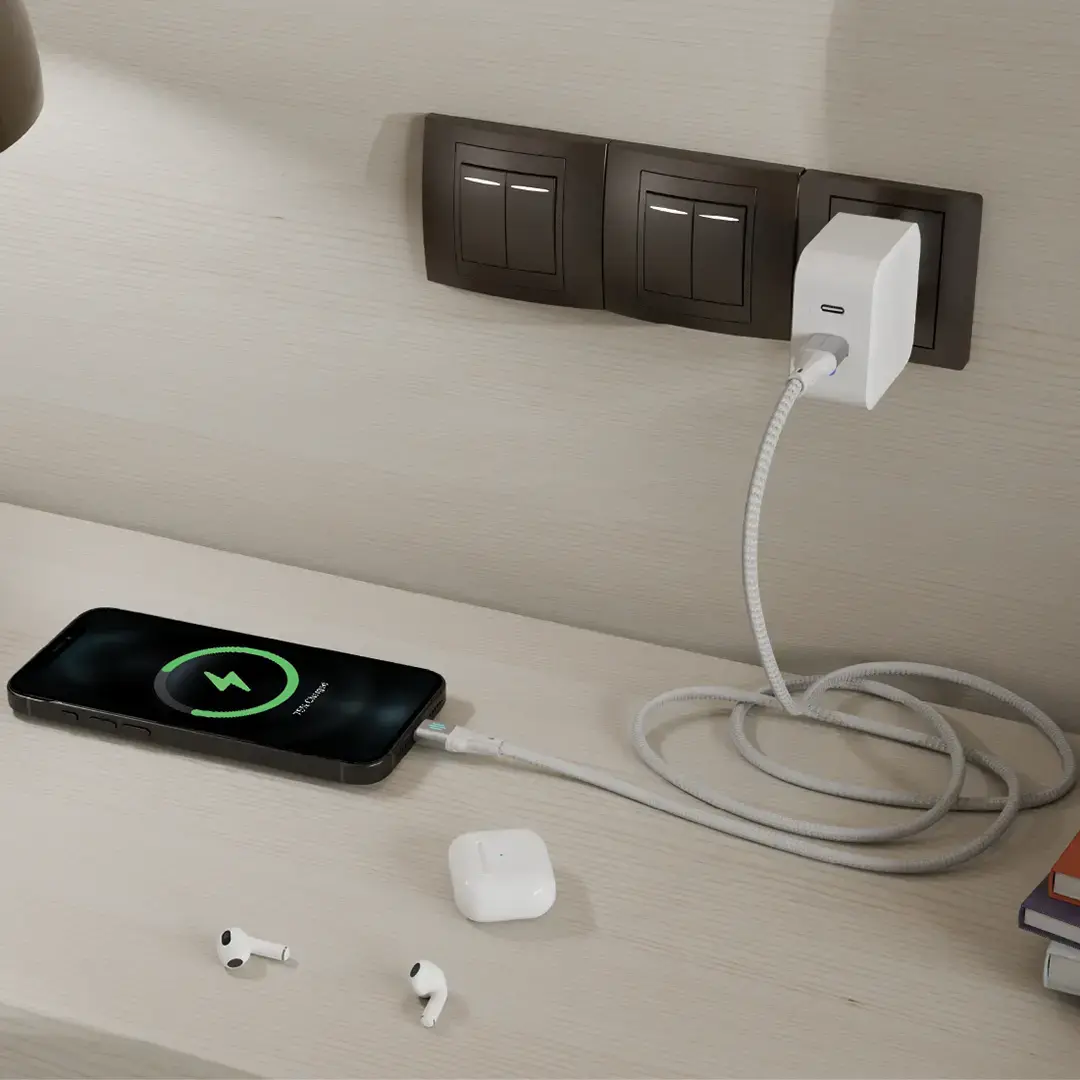 Porodo USB-A to USB-C Charging & Data Cable 4 Porodo USB-A to USB-C Charging & Data Cable - Image 4