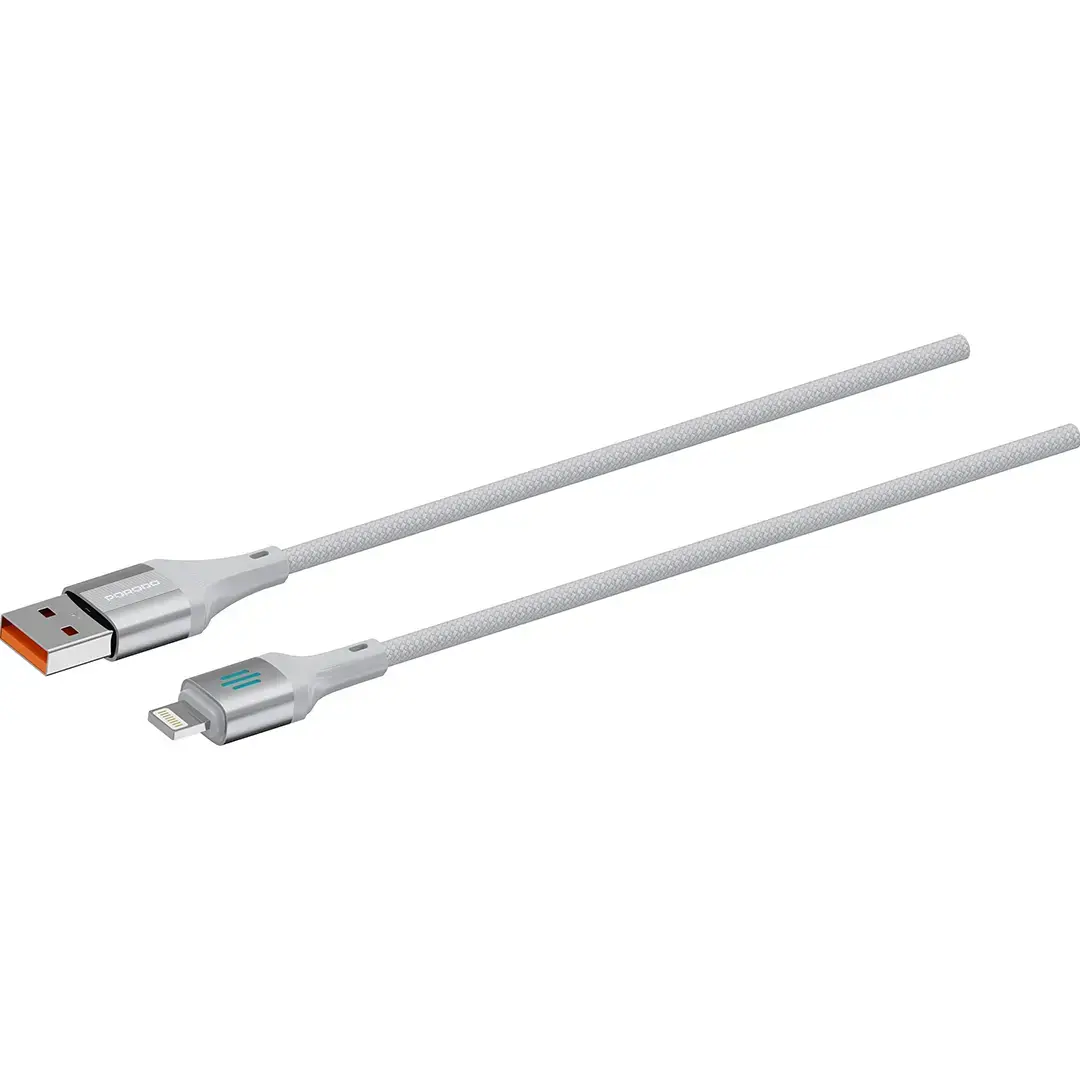 Porodo USB-A to Lightning Charging & Data Cable 3 Porodo USB-A to Lightning Charging & Data Cable - Image 3