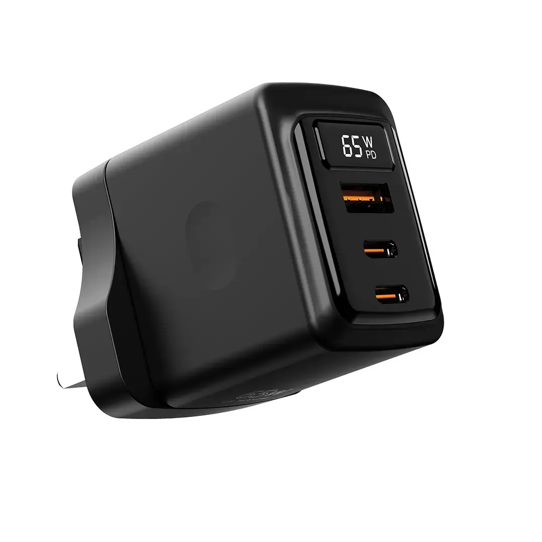 Porodo GaN 65W Multi-Port Wall Charger 2 Porodo GaN 65W Multi-Port Wall Charger - Image 2