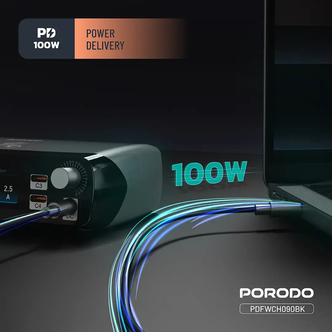 Porodo PowerGate Smart Charging Station 5 Porodo PowerGate Smart Charging Station - Image 5