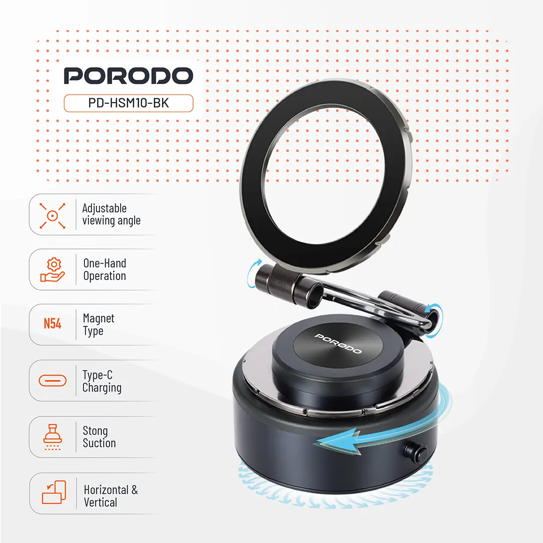 Porodo Vacuseal MagSafe Magnetic Mount 3 Porodo Vacuseal MagSafe Magnetic Mount - Image 3