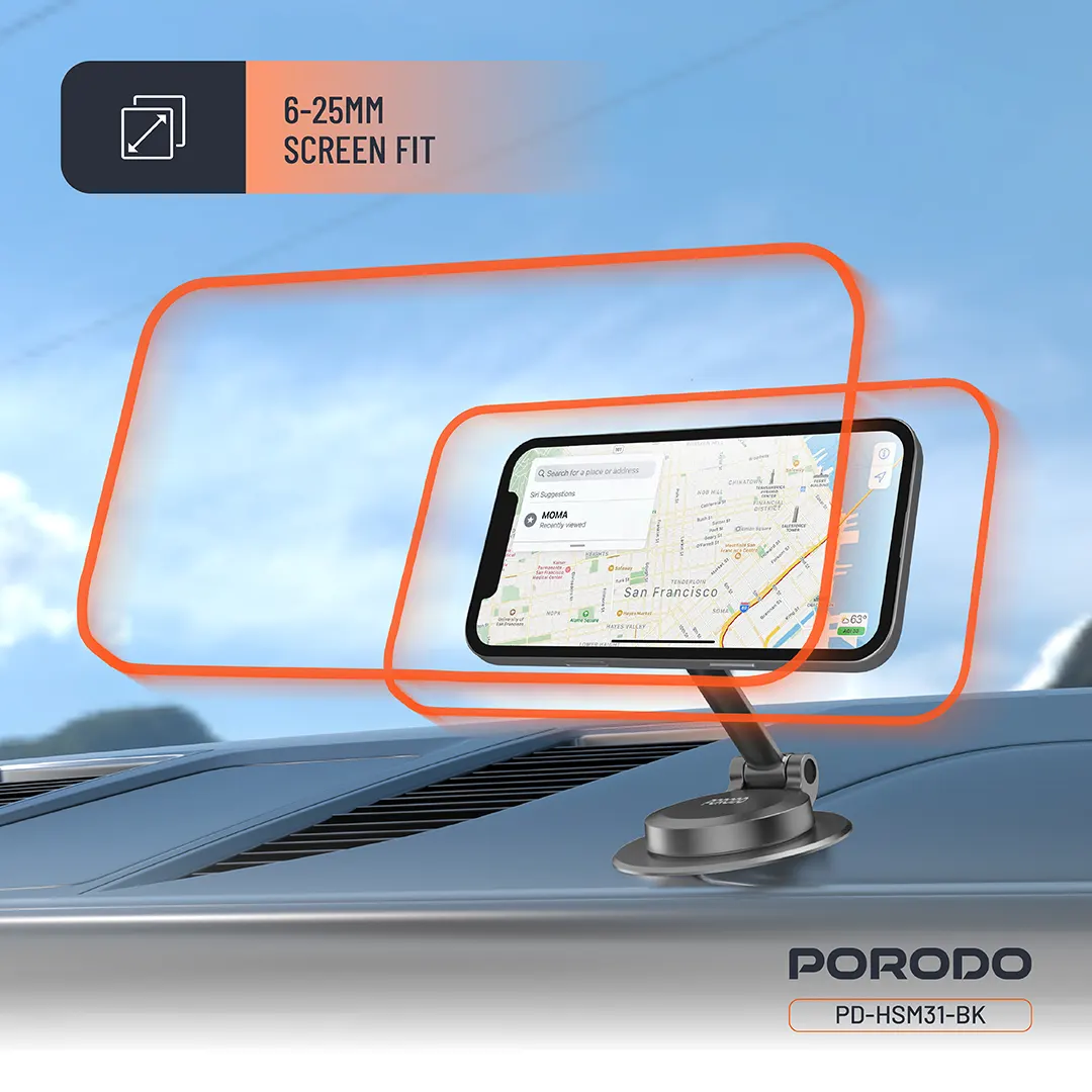 Porodo Maglock MagSafe Phone Mount 5 Porodo Maglock MagSafe Phone Mount - Image 5