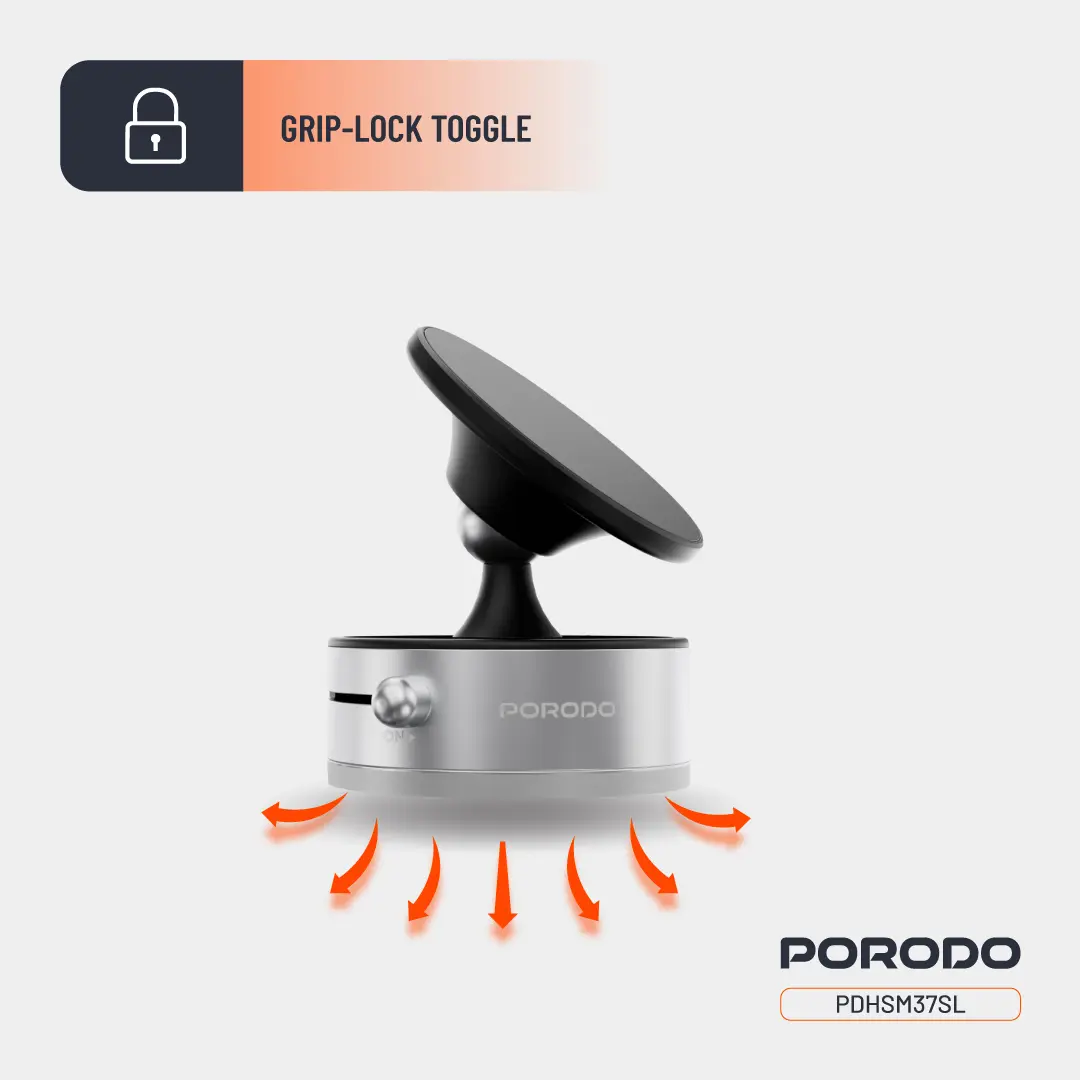 Porodo Multi-Surface MagSafe Phone Mount 4 Porodo Multi-Surface MagSafe Phone Mount - Image 4