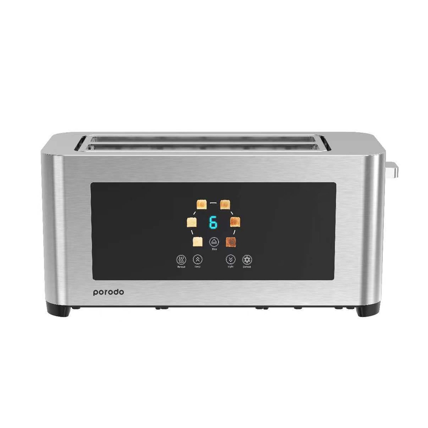 Porodo Lifestyle 4-Slice Digital Pop Up Toaster 850W 3 Porodo Lifestyle 4-Slice Digital Pop Up Toaster 850W - Image 3