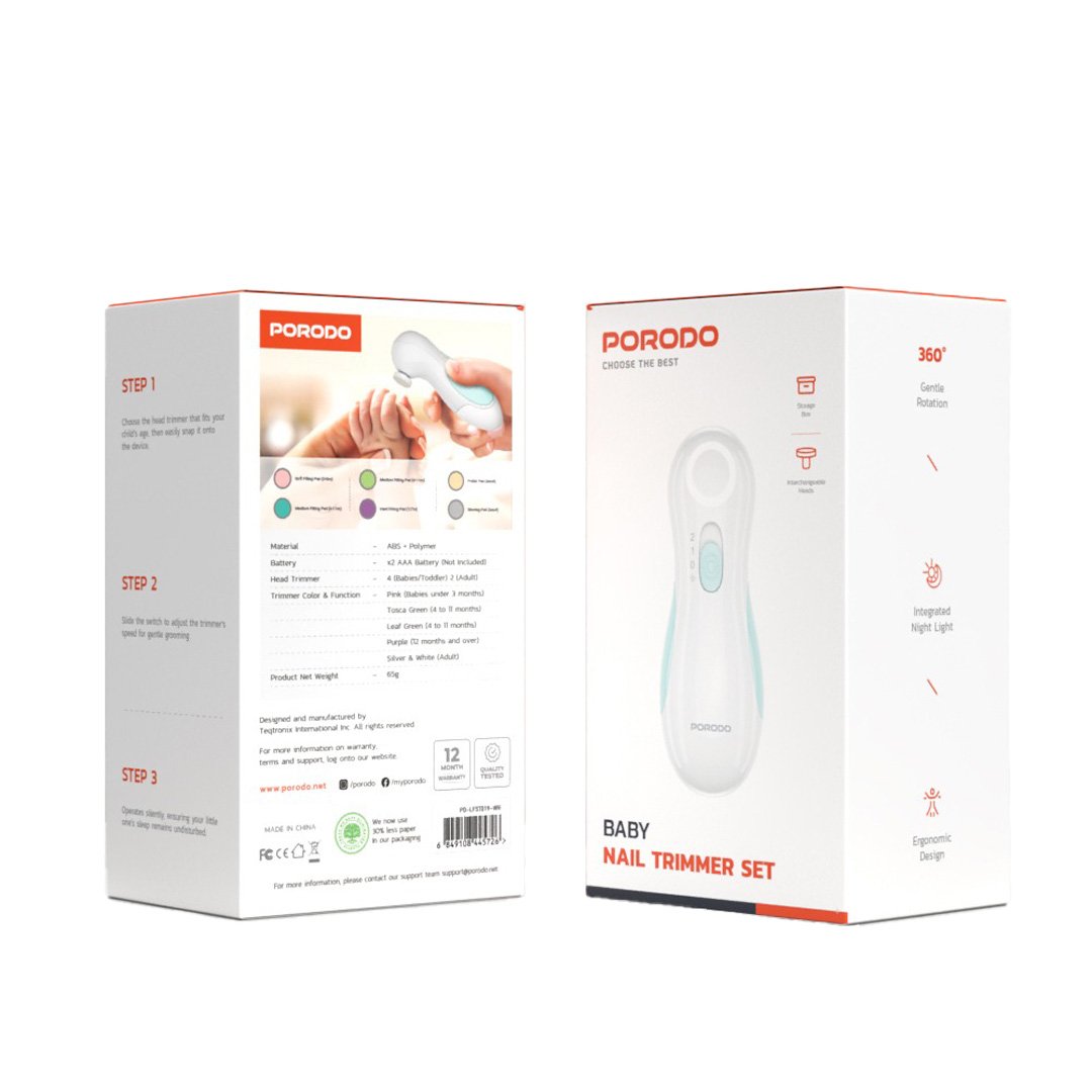 Porodo Baby Nail Trimmer Set 2 Porodo Baby Nail Trimmer Set - Image 2