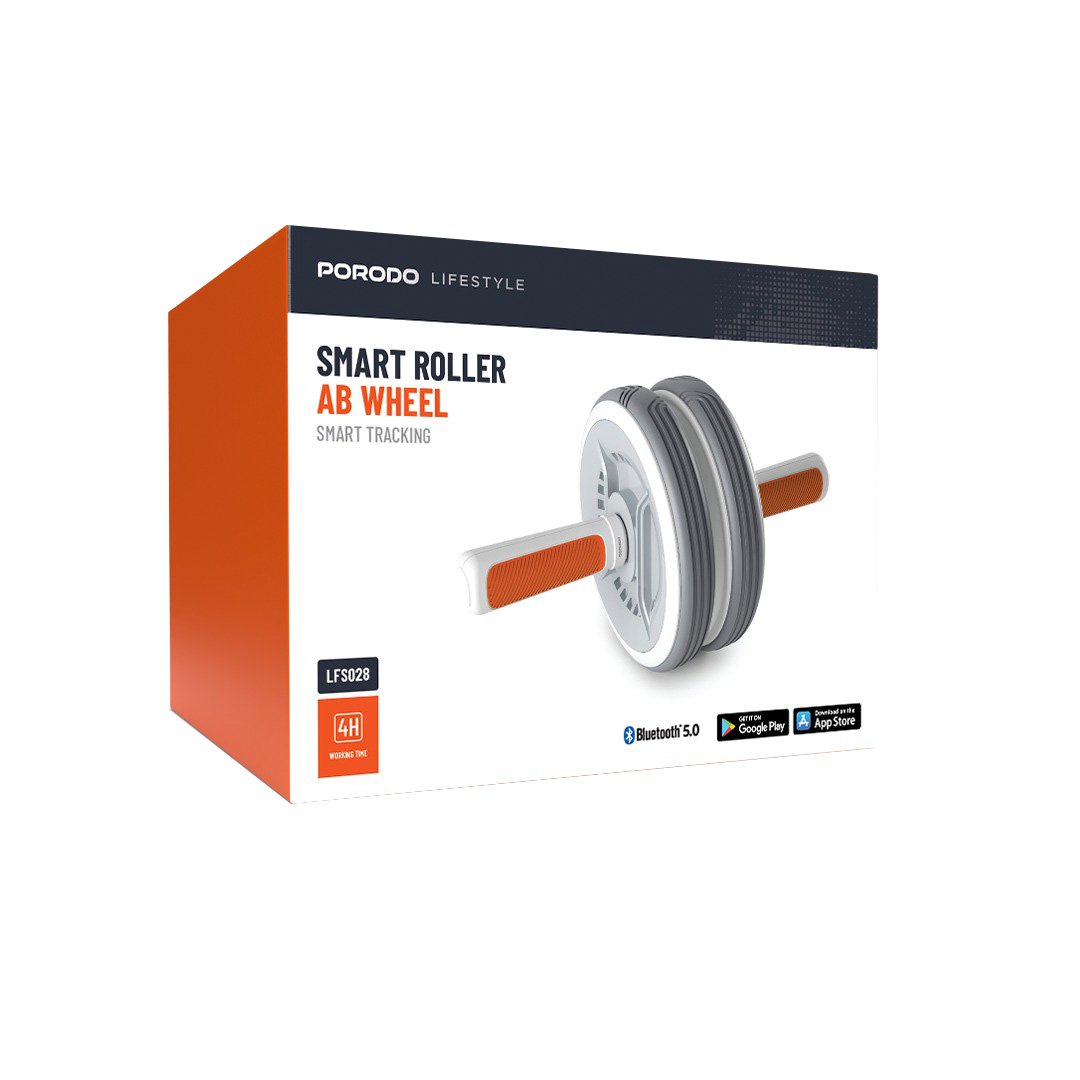 Porodo Lifestyle Smart Roller AB Wheel 2 Porodo Lifestyle Smart Roller AB Wheel - Image 2