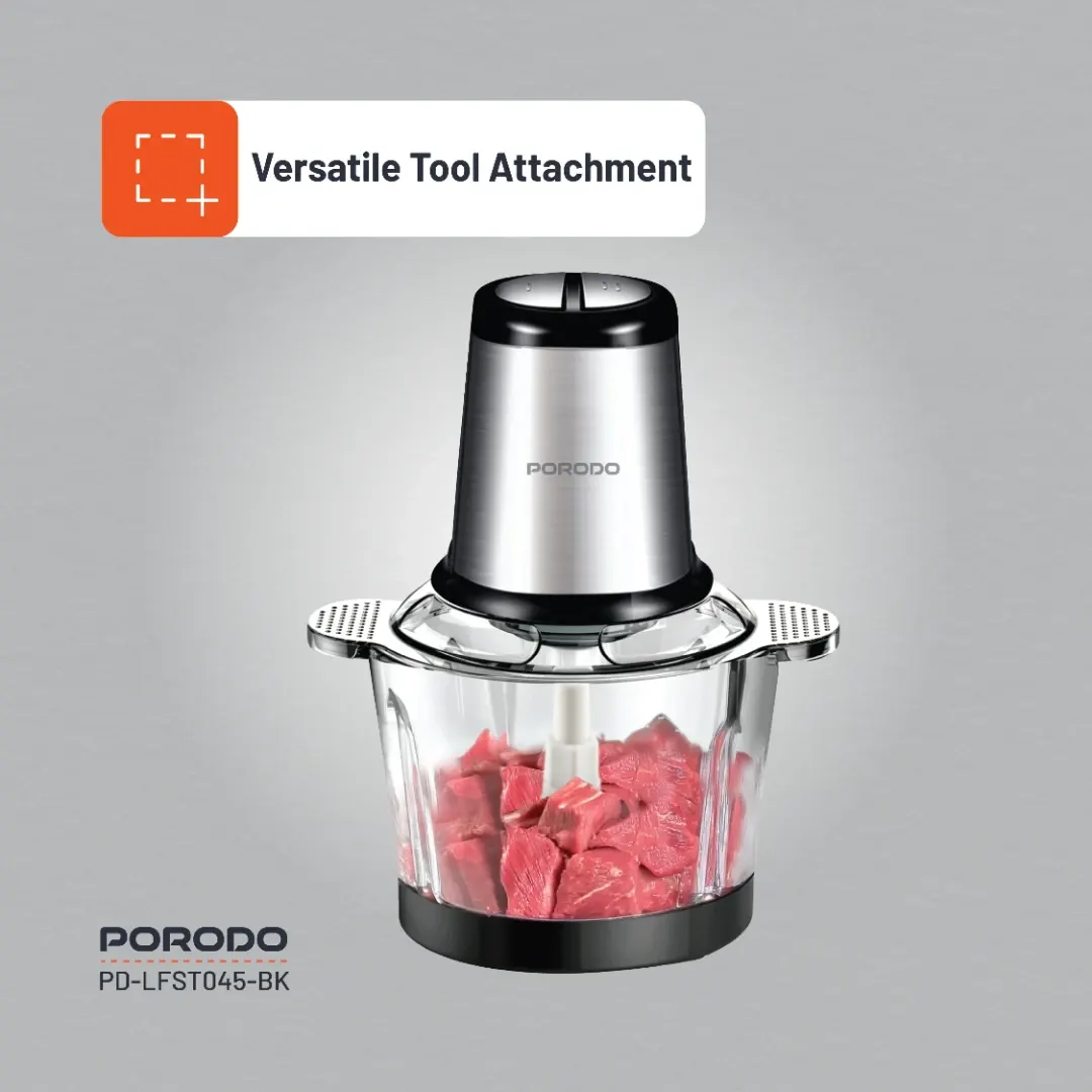 Porodo Lifestyle Meat and Vegetable Electric Food Chopper 5 Porodo Lifestyle Meat and Vegetable Electric Food Chopper - Image 5