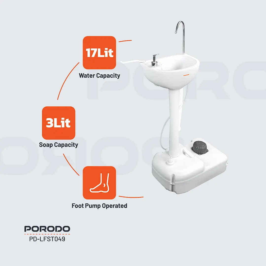 Porodo Lifestyle Portable Handwash Station 3 Porodo Lifestyle Portable Handwash Station - Image 3