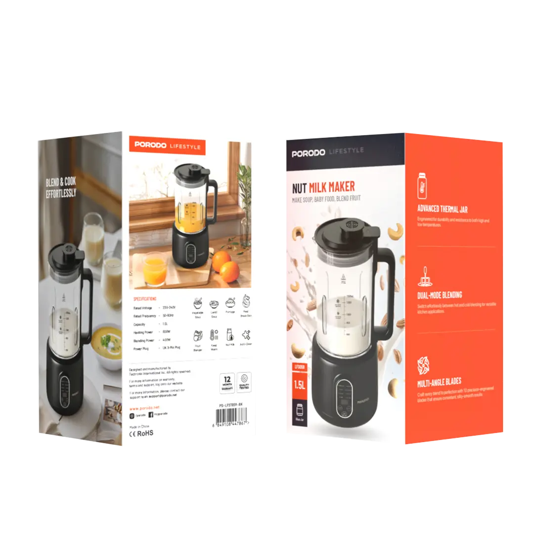 Porodo Lifestyle 600W Nut Milk Maker 2 Porodo Lifestyle 600W Nut Milk Maker - Image 2