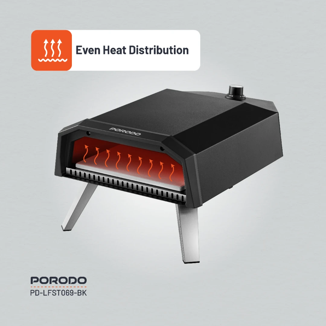 Porodo Lifestyle 12" Pizza Outdoor Oven 4 Porodo Lifestyle 12" Pizza Outdoor Oven - Image 4