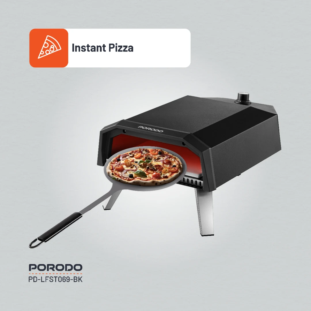 Porodo Lifestyle 12" Pizza Outdoor Oven 6 Porodo Lifestyle 12" Pizza Outdoor Oven - Image 6