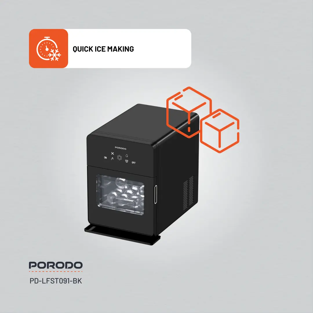 Porodo Lifestyle Sphere Ice Machine 4 Porodo Lifestyle Sphere Ice Machine - Image 4