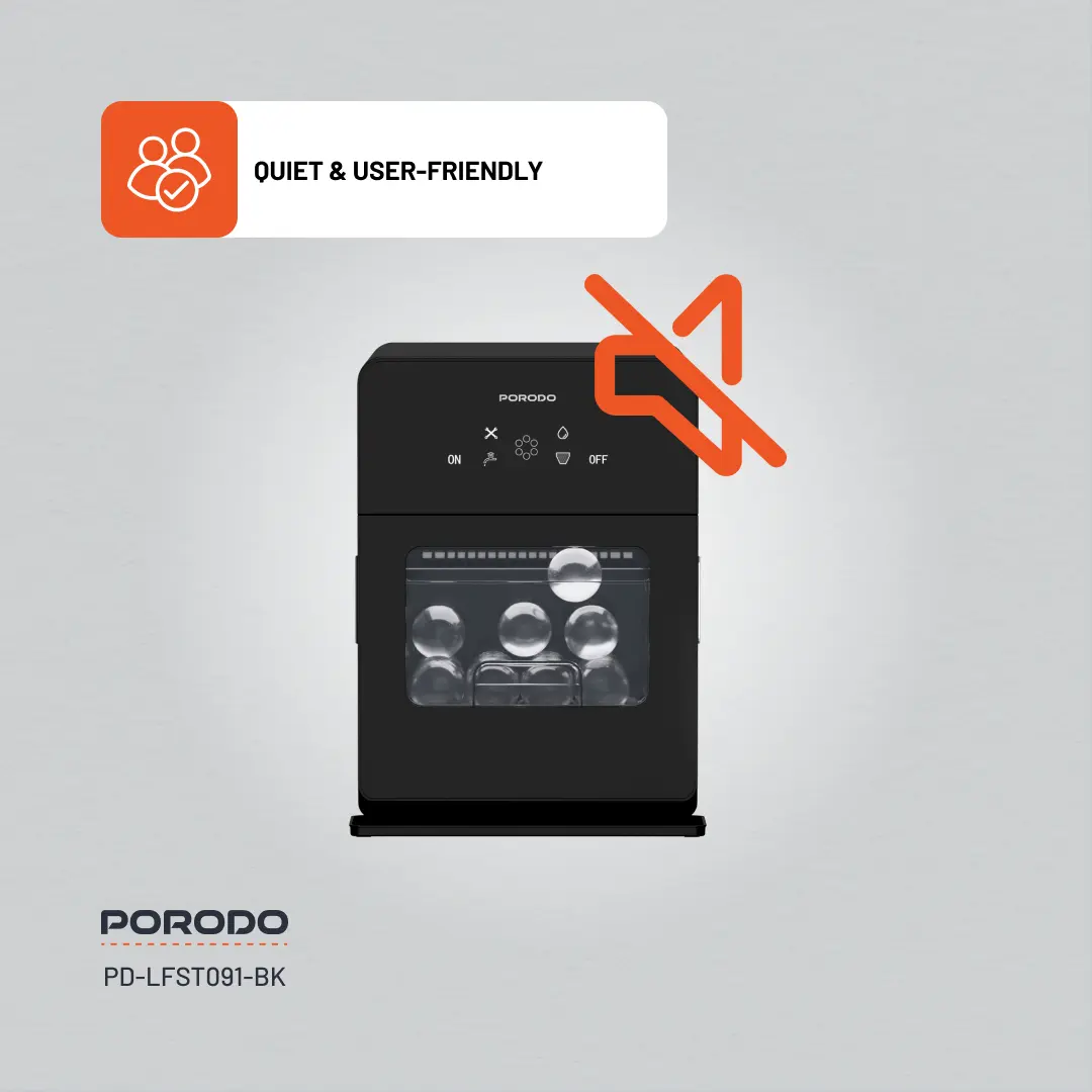 Porodo Lifestyle Sphere Ice Machine 5 Porodo Lifestyle Sphere Ice Machine - Image 5