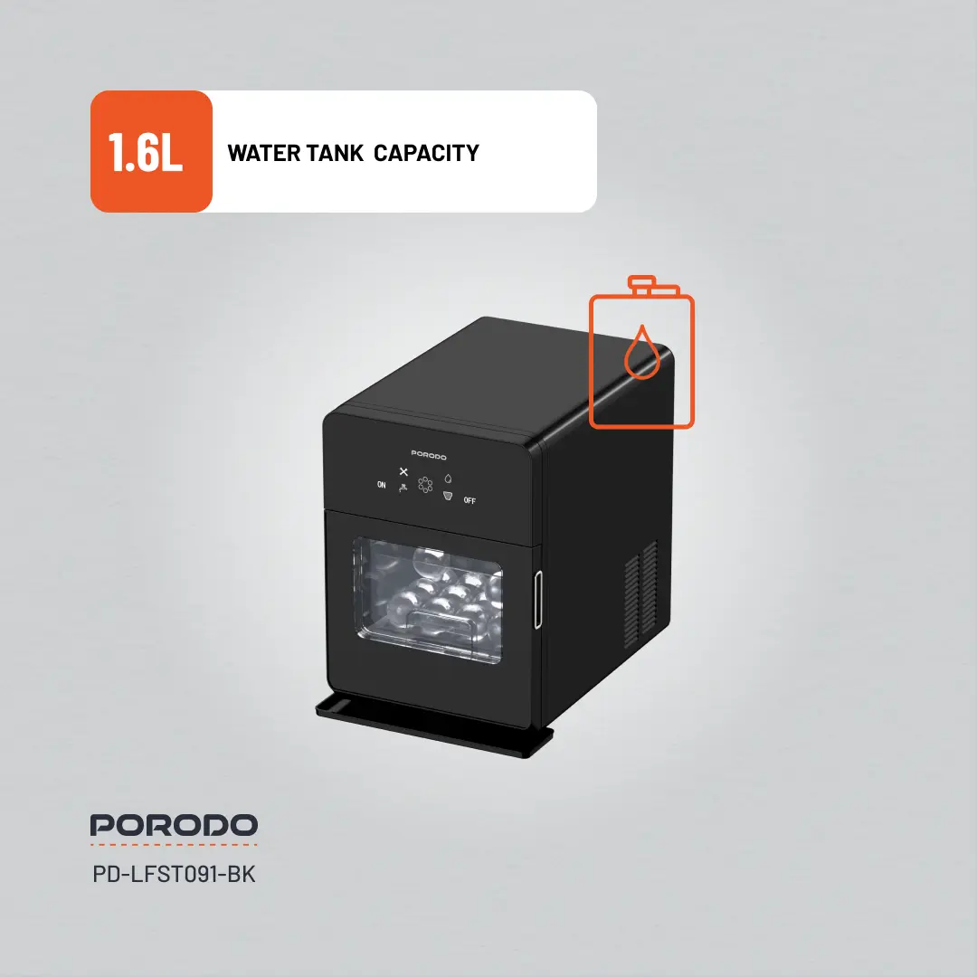 Porodo Lifestyle Sphere Ice Machine 6 Porodo Lifestyle Sphere Ice Machine - Image 6