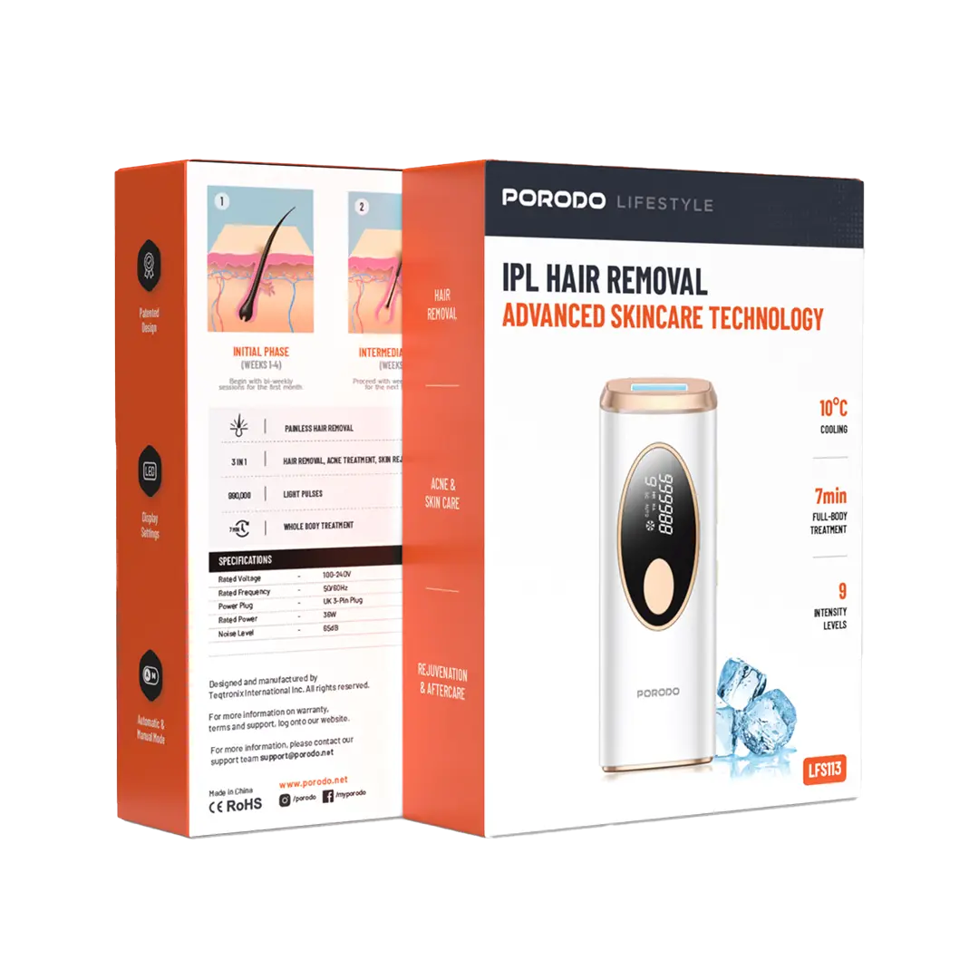 Porodo Lifestyle IPL Hair Removal Advanced Skincare Technology 2 Porodo Lifestyle IPL Hair Removal Advanced Skincare Technology - Image 2