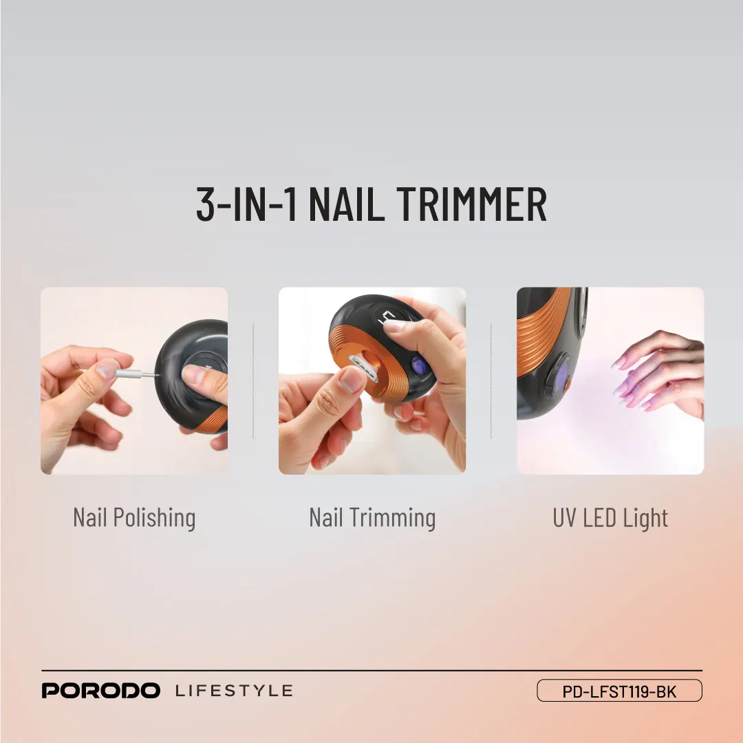Porodo Lifestyle All-In-One Nail Trimmer Set 5 Porodo Lifestyle All-In-One Nail Trimmer Set - Image 5