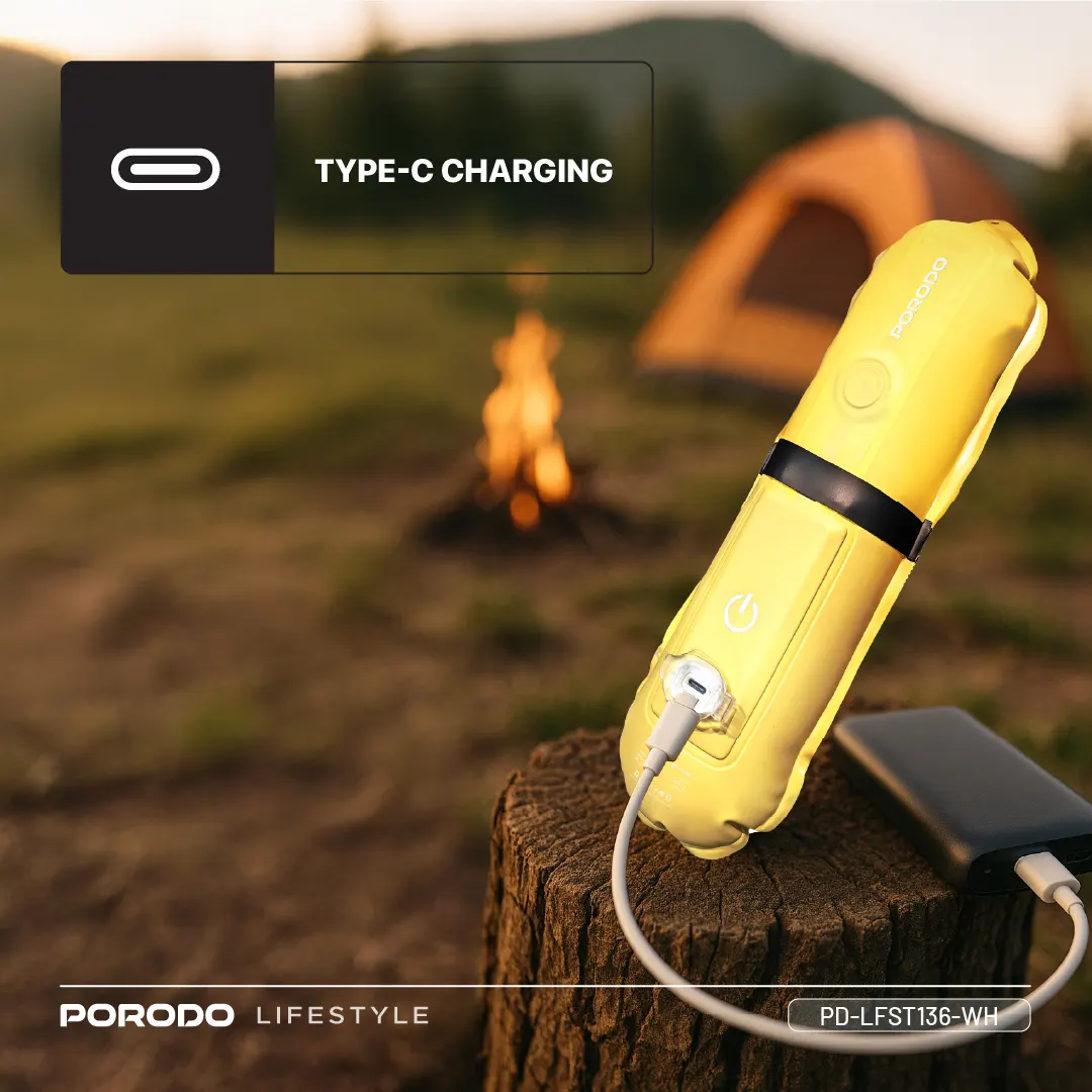 Porodo Lifestyle Inflatable Outdoor Magnetic Tube Light 4 Porodo Lifestyle Inflatable Outdoor Magnetic Tube Light - Image 4
