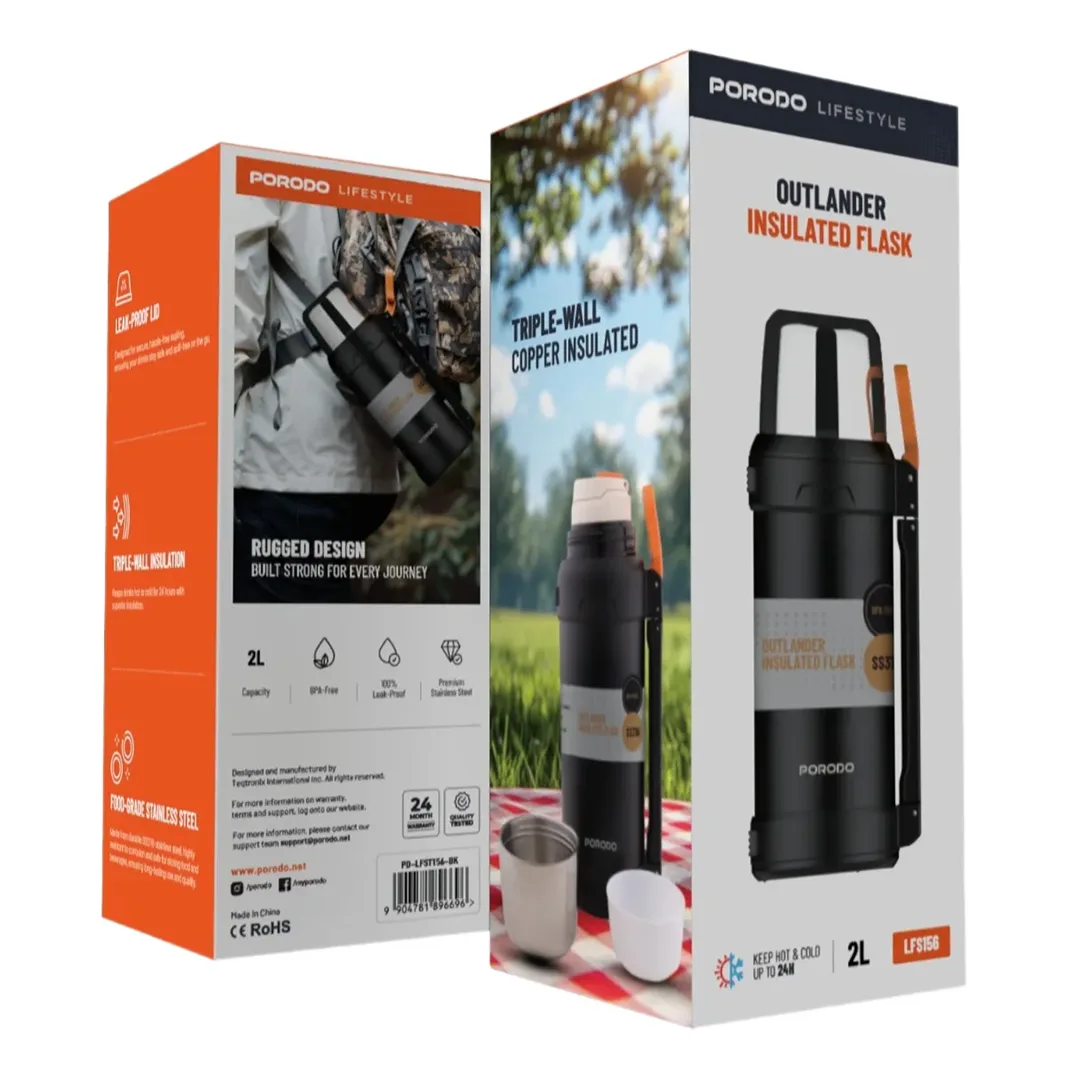 Porodo Lifestyle Outlander Insulation Flask 2 Porodo Lifestyle Outlander Insulation Flask - Image 2
