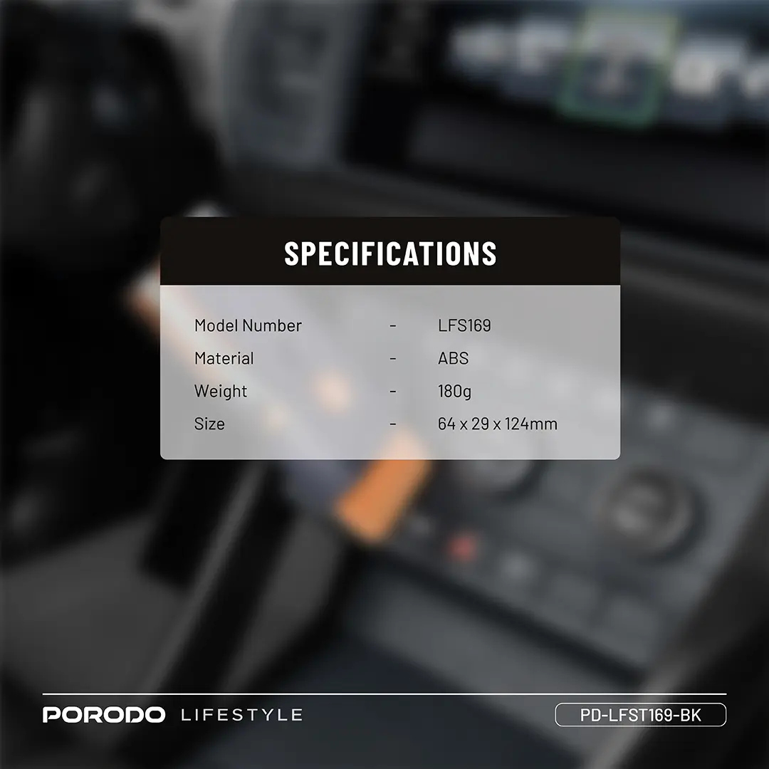 Porodo Lifestyle Vehicle Emergency Safety Kit 2 Porodo Lifestyle Vehicle Emergency Safety Kit - Image 2