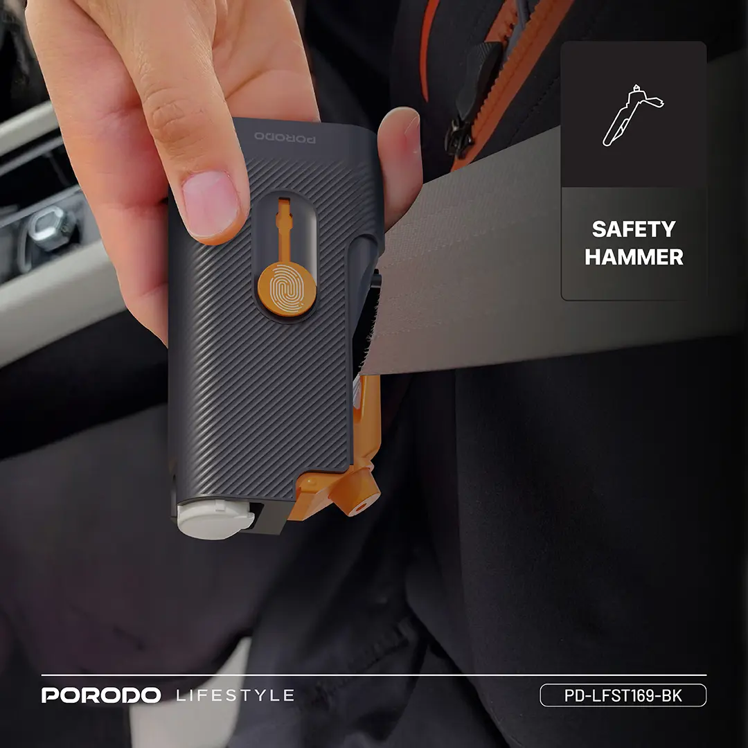 Porodo Lifestyle Vehicle Emergency Safety Kit 4 Porodo Lifestyle Vehicle Emergency Safety Kit - Image 4