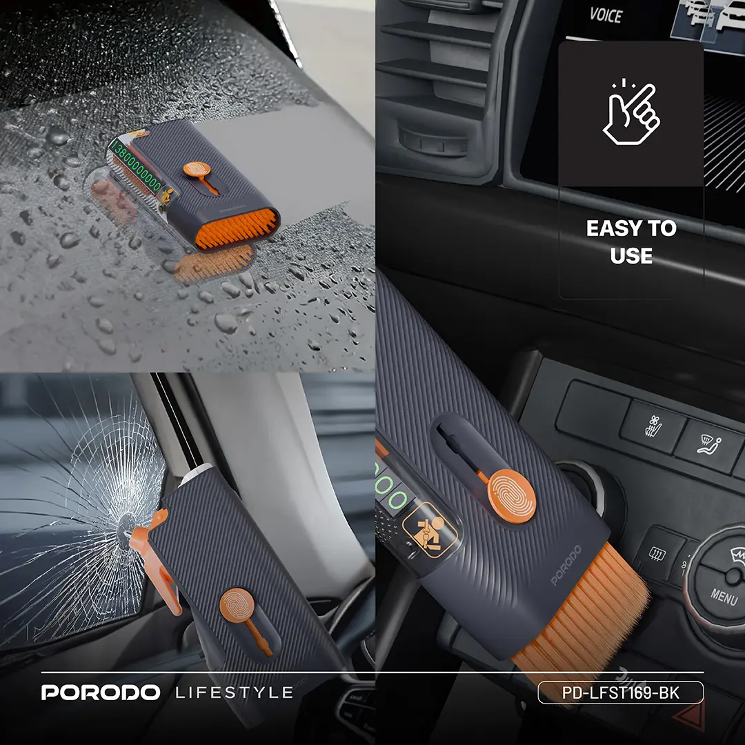 Porodo Lifestyle Vehicle Emergency Safety Kit 6 Porodo Lifestyle Vehicle Emergency Safety Kit - Image 6