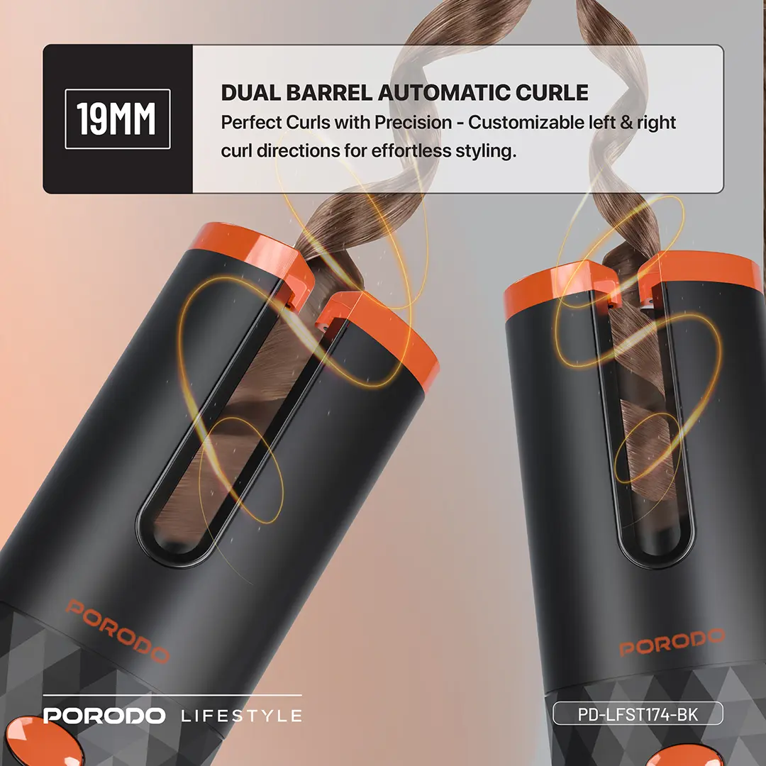 Porodo Lifestyle Automatic Hair Curler 4 Porodo Lifestyle Automatic Hair Curler - Image 4
