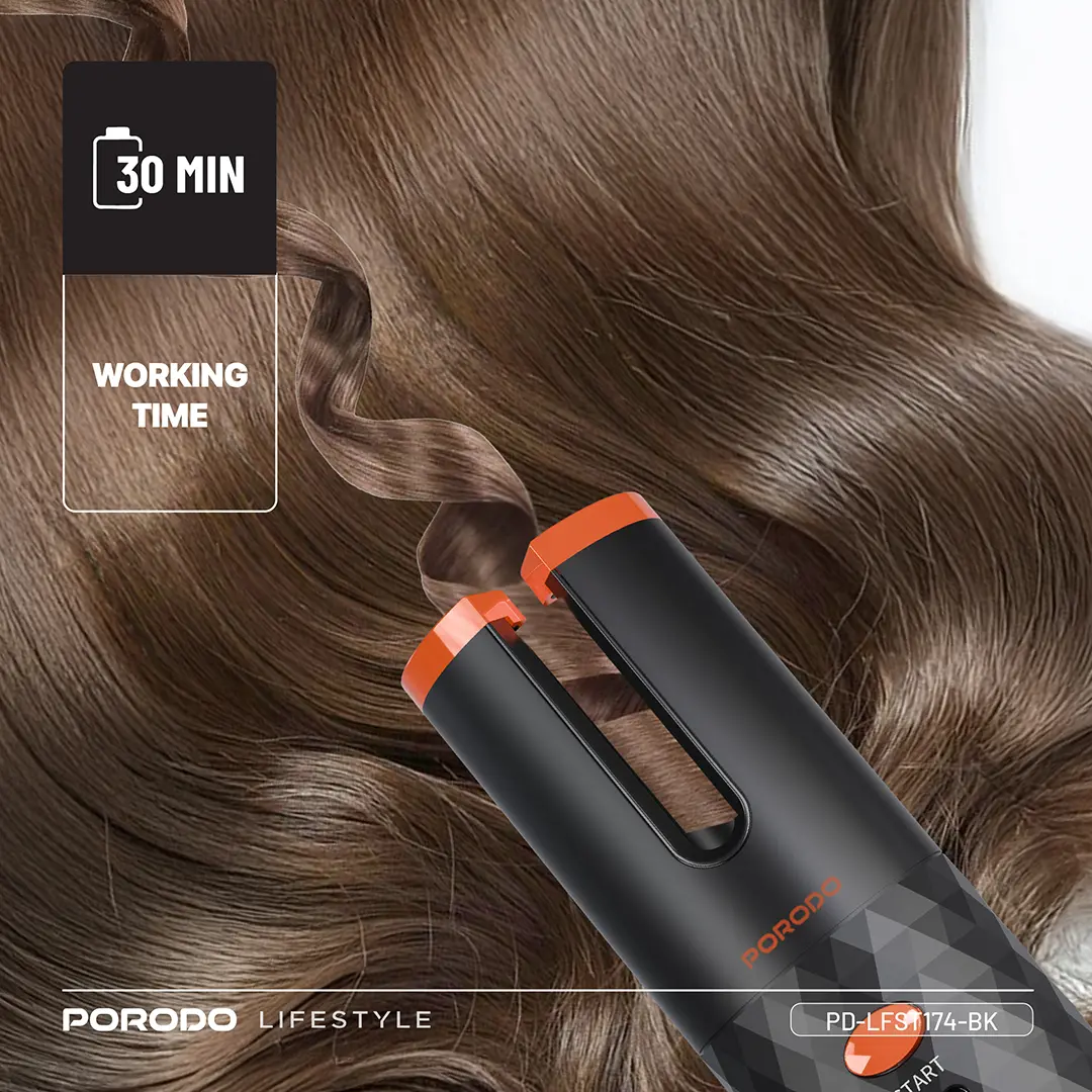 Porodo Lifestyle Automatic Hair Curler 5 Porodo Lifestyle Automatic Hair Curler - Image 5